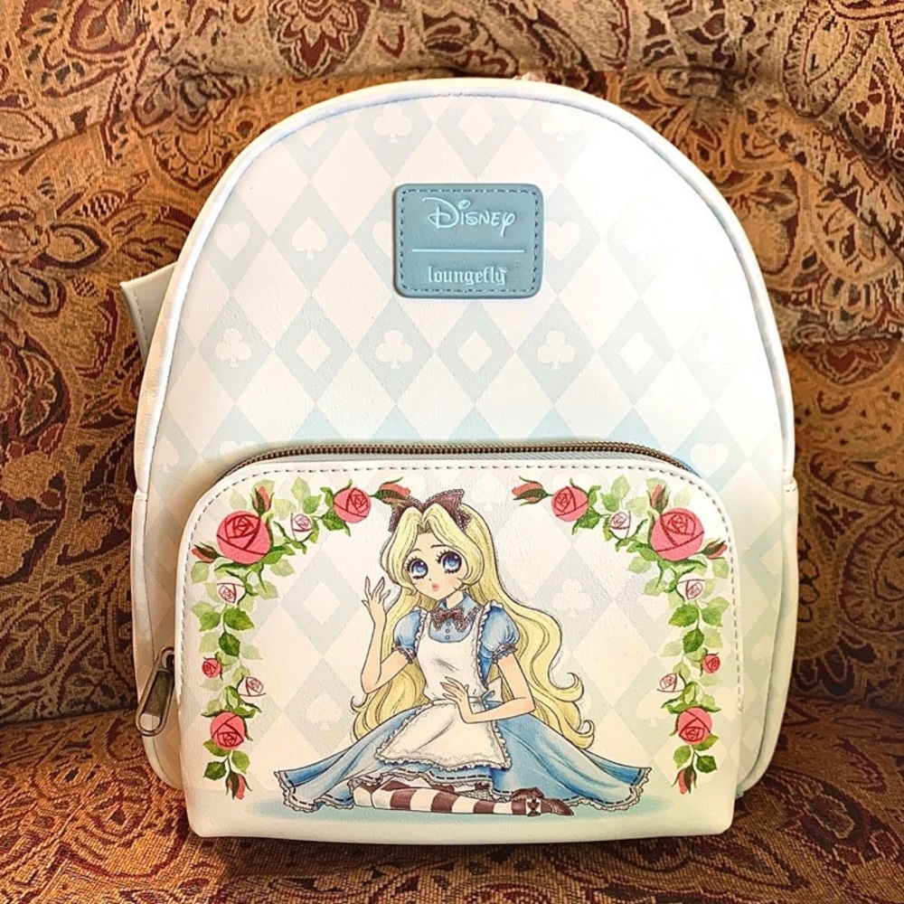 Disney Loungefly Alice In Wonderlqnd Backpack